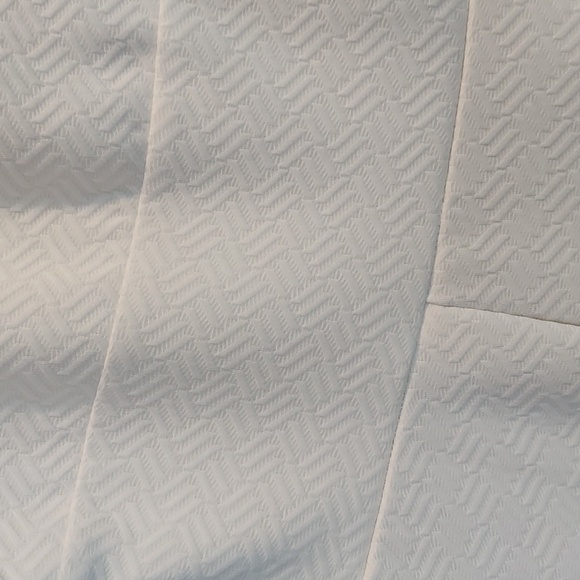 TIANA B. Cream/white textured sleeveless dress sz 8 - Picture 6 of 8